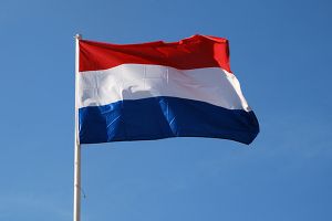 Marineblauwe Nederlandse Vlag