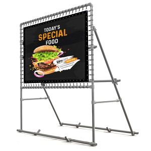 Vrijstaand spandoekframe