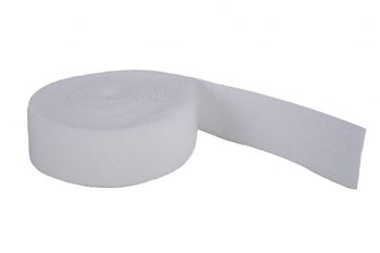 Klittenband wit - haak - 25mm